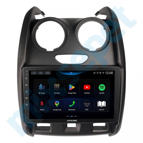 Alpine AW409 Renault Duster 9 inç Carplay Androidauto Multimedya Sistemi