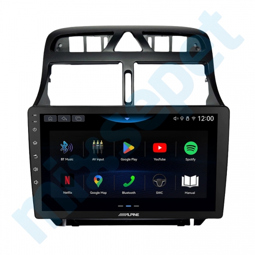 Alpine AW409 Peugeot 307 9 inç Carplay Androidauto Multimedya Sistemi