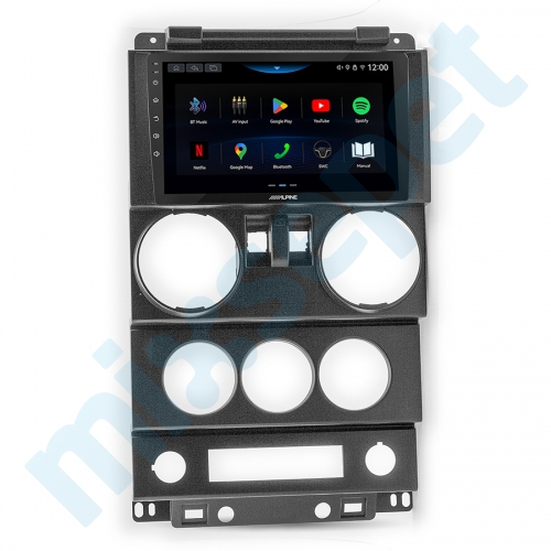 Alpine AW409 Jeep Wrangler 9 inç Carplay Androidauto Multimedya Sistemi