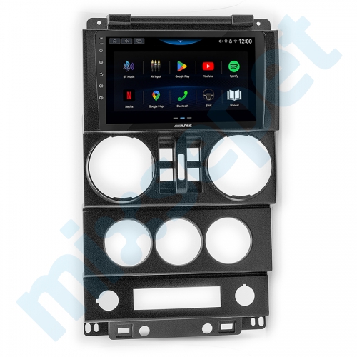 Alpine AW409 Jeep Wrangler 9 inç Carplay Androidauto Multimedya Sistemi
