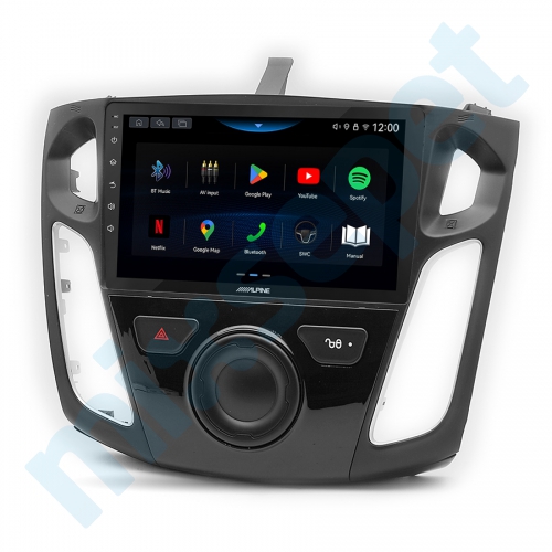 Alpine AW409 Ford Focus 9 inç Carplay Androidauto Multimedya Sistemi