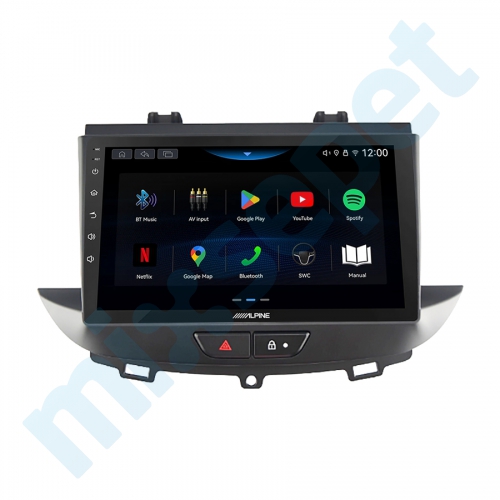 Alpine AW409 Opel Grandland X 9 inç Carplay Androidauto Multimedya Sistemi