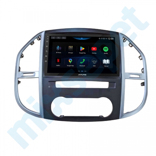 Alpine AW409 Mercedes Vito 9 inç Carplay Androidauto Multimedya Sistemi