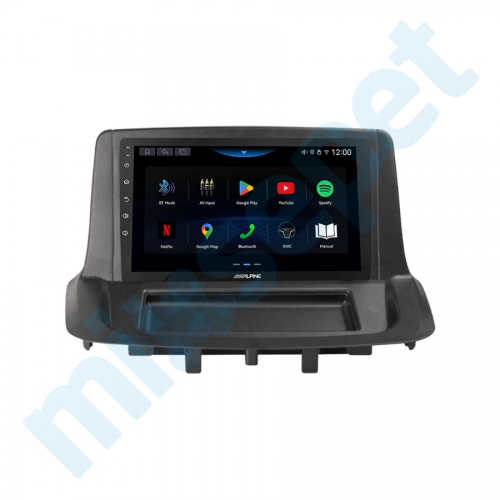 Alpine AW409 Renault Fluence Megane 9 İnç Android Navigasyon ve Multimedya Sistemi