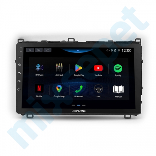 Alpine AW409 Toyota Corolla 9 inç Carplay Androidauto Multimedya Sistemi