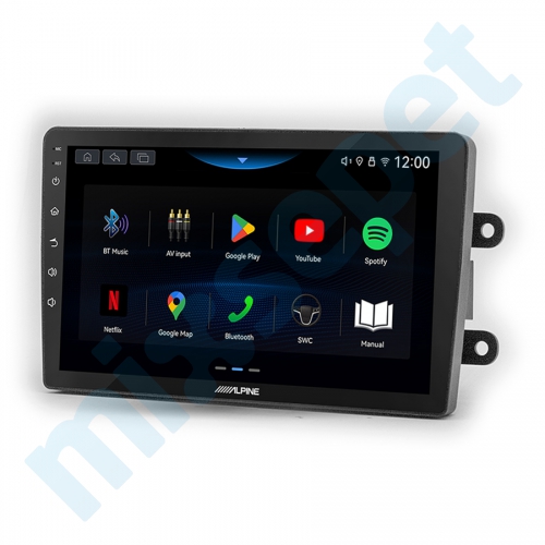 Alpine AW409 Dacia Sandero 9 inç Carplay Androidauto Multimedya Sistemi