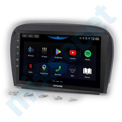 Alpine AW409 Mercedes SL Serisi (R230) 9 inç Carplay Androidauto Multimedya Sistemi