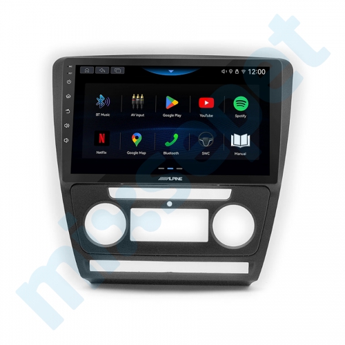 Alpine AW409 Skoda Octavia 9 inç Carplay Androidauto Multimedya Sistemi