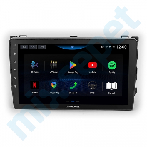 Alpine AW409 Toyota Auris 9 inç Carplay Androidauto Multimedya Sistemi