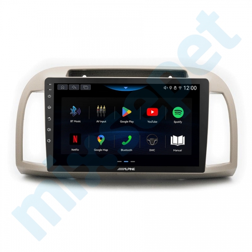 Alpine AW409 Nissan Micra 9 inç Carplay Androidauto Multimedya Sistemi
