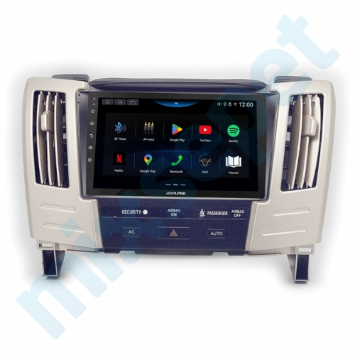 Alpine AW409 Lexus RX 300 330 400 9 inç Carplay Androidauto Multimedya Sistemi