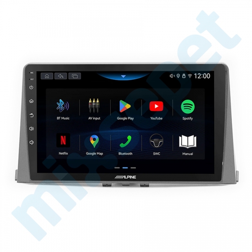 Alpine AW409 Berlingo Partner Combo Proace City 9 inç Carplay Androidauto Multimedya Sistemi