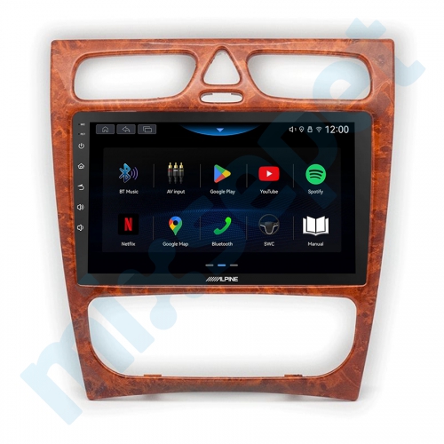 Alpine AW409 Mercedes-Benz C Serisi (W203) 9 inç Carplay Androidauto Multimedya Sistemi