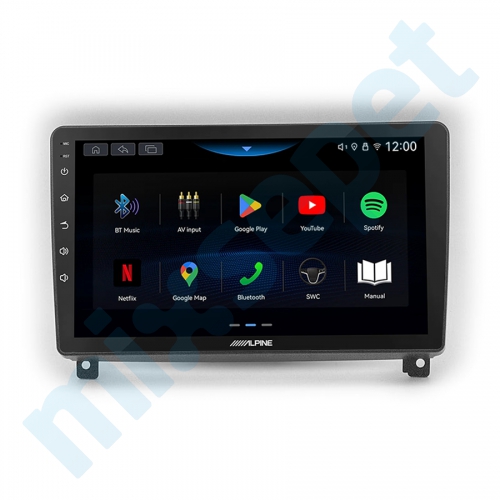 Alpine AW409 Peugeot 407 9 inç Carplay Androidauto Multimedya Sistemi