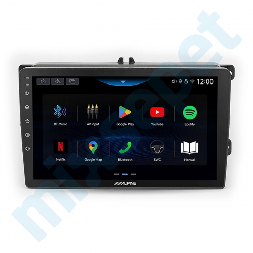Alpine AW409 Volkswagen Seat Skoda 9 inç Carplay Androidauto Multimedya Sistemi