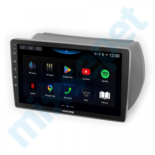 Alpine AW409 Citroen Nemo Peugeot Bipper Fiat Fiorino 9 inç Carplay Androidauto Multimedya Sistemi
