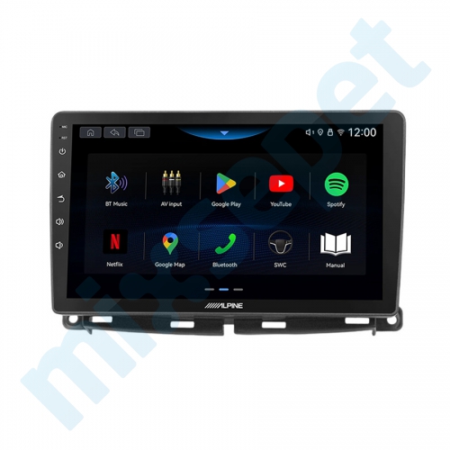 Alpine AW409 Fiat 500 9 inç Carplay Androidauto Multimedya Sistemi