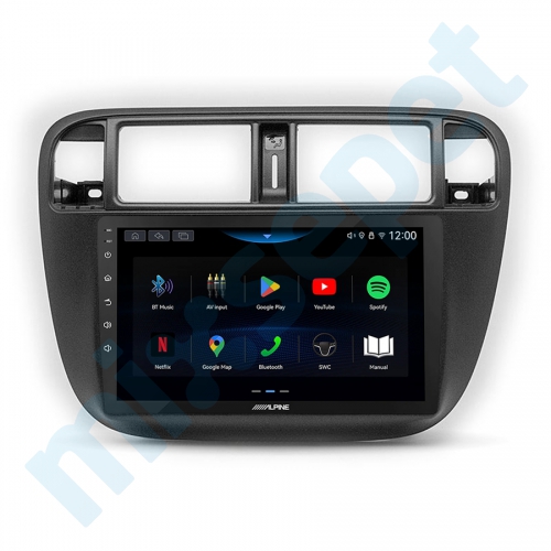 Alpine AW409 Honda Civic 9 inç Carplay Androidauto Multimedya Sistemi