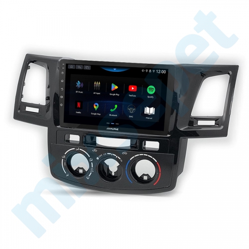 Alpine AW409 Toyota Hilux Fortuner Analog 9 inç Carplay Androidauto Multimedya Sistemi