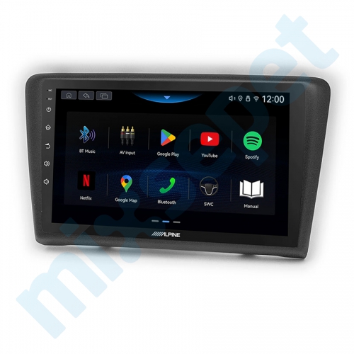 Alpine AW409 Skoda Rapid 9 inç Carplay Androidauto Multimedya Sistemi