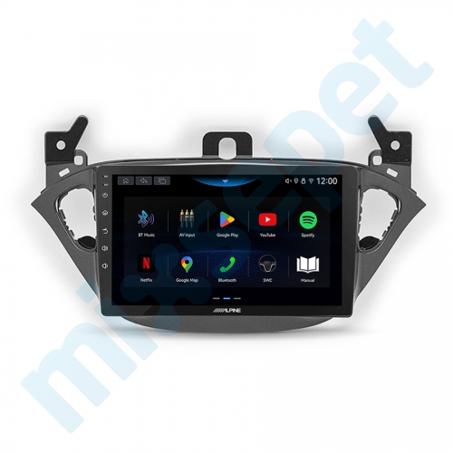 Alpine AW409 Opel Corsa E Adam 9 inç Carplay Androidauto Multimedya Sistemi