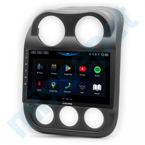 Alpine AW409 Jeep Compass Patriot 9 inç Carplay Androidauto Multimedya Sistemi