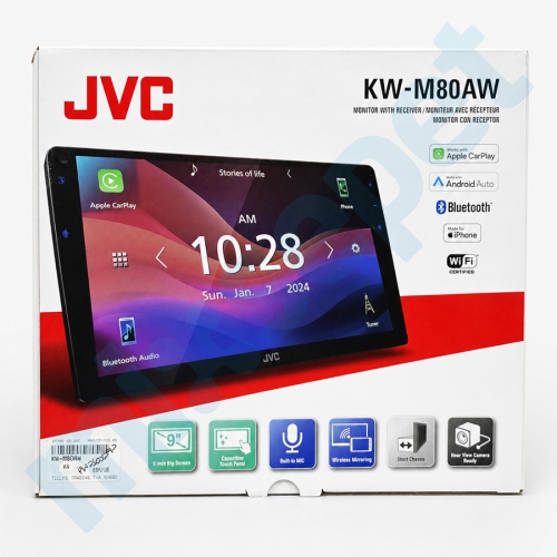 JVC KW-M80AW 9 inç Carplay Androidauto Multimedya Sistemi