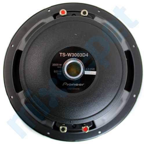 Pioneer TS-W3003D4 2000 WATT 30 cm Oto Subwoofer