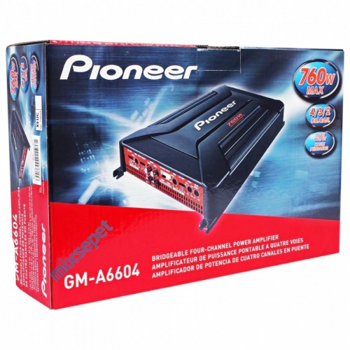 Pioneer GM-A6604 4 Kanal 760 Watt Oto Amfi Amplifikatör