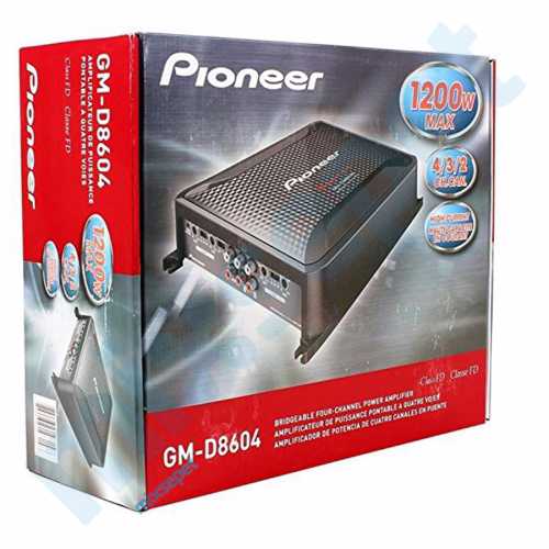 Pioneer GM-D8604 4 kanal 1200 WATT Oto Amfi Amplifikatör