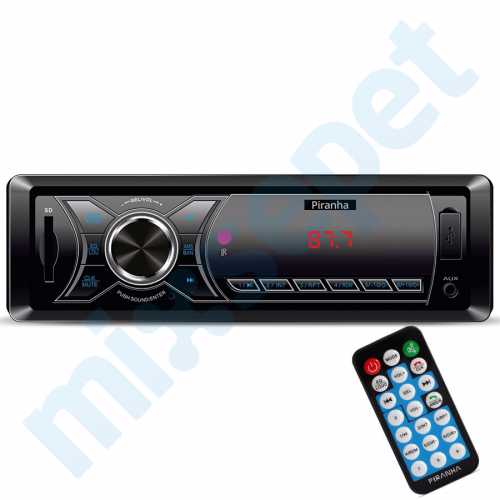 Piranha İxenit A USB SD MP3 Radyo Oto Teyp Kumandalı