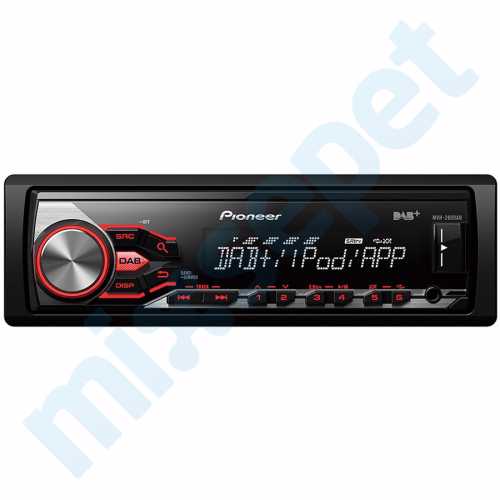 Pioneer MVH-280DAB USB MP3 Çalar Oto Teyp Dijital DAB Radyo