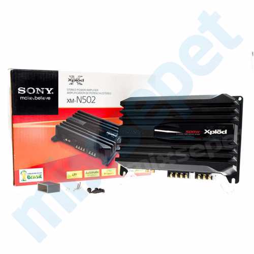 Sony XM-N502 2 Kanal 500 Watt Oto Amfi Amplifikatör