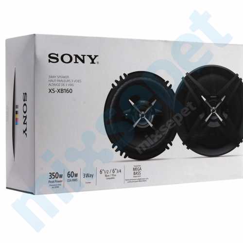 Sony XS-XB160 16 cm 350 Watt Oto Hoparlör 3 Yollu