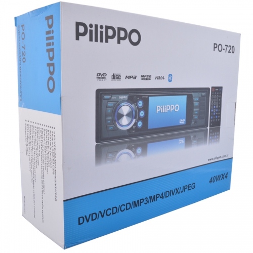 Pilippo PO-720 3 inç Bluetooth DVD USB Oto Teyp