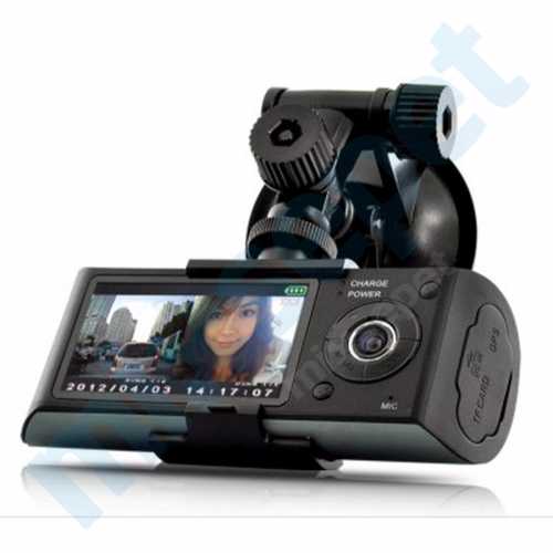Twogo GO-3000 GPS'li HD Araç Kayıt Cihazı Çift Kamera