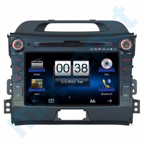 Roadstar Sportage Navigasyon ve Multimedya Sistemi 8 inç Double Teyp