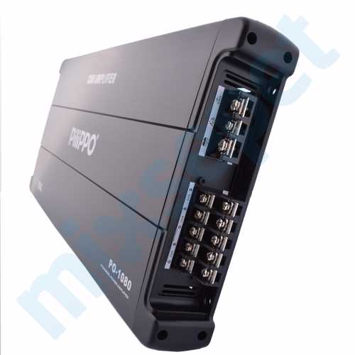 Pilippo PO-1080 5 Kanal 680 Watt Oto Anfi Amplifikatör