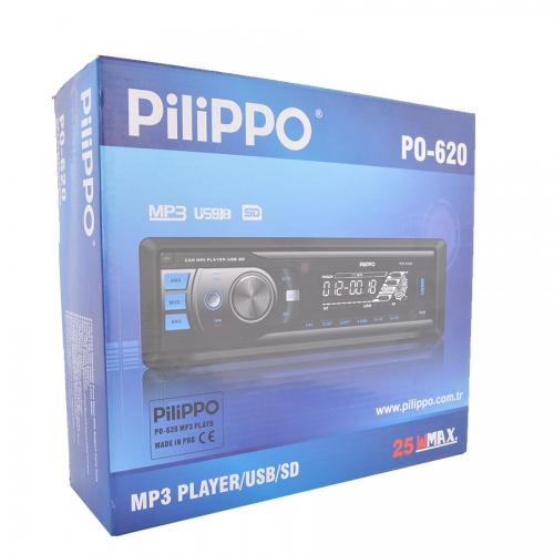 Pilippo PO-620 USB SD Radyo Kumandalı Oto Teyp