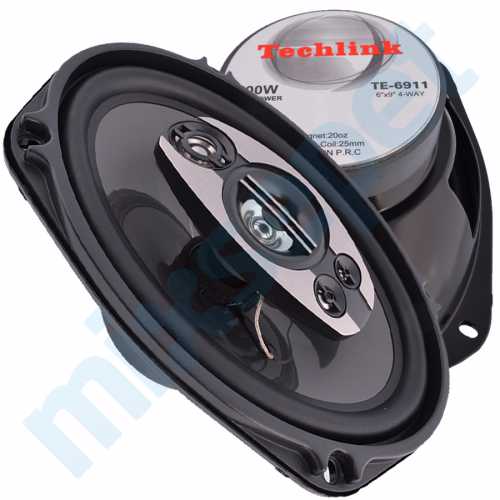 Techlink TE-6911 6x9 Oval 500 Watt 4 Yollu Oto Hoparlör