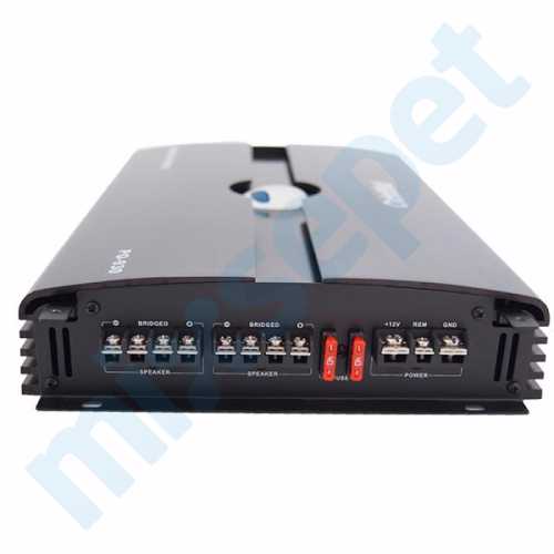 Pilippo po-930 4 Kanal 4x375 Watt Oto Anfi Amfi köprülenebilir