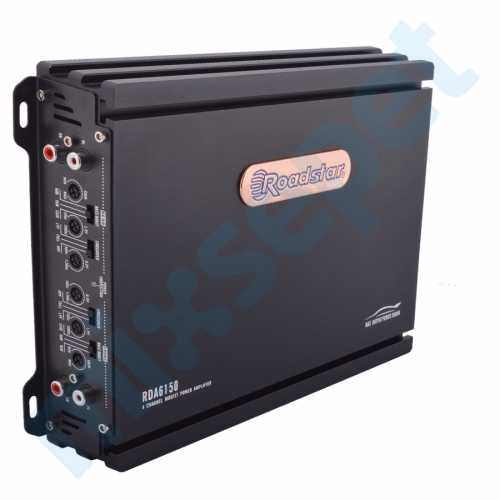 Roadstar RDA-6150 4 kanal 3000 WATT Oto Anfi Amplifikatör