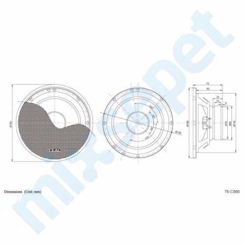 Teac TE-CS60 16 cm 340 Watt Mid Oto Hoparlör