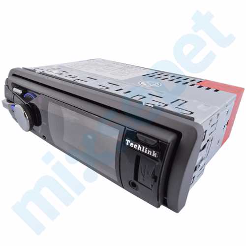Techlink TE-2020 3 inç Ekranlı USB SD Radyo Oto teyp Kumandalı Video-İn + Kamera