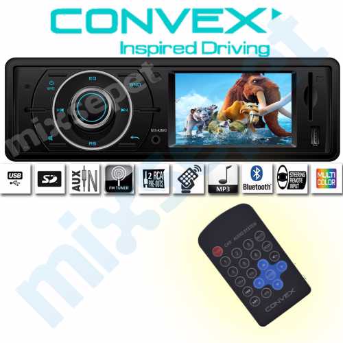 Navix&Convex 3 inç Ekranlı Bluetooth USB SD Oto teyp