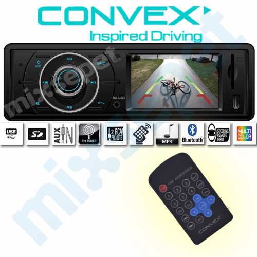Navix&Convex 3 inç Ekranlı Bluetooth USB SD Oto teyp