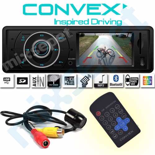 Navix&Convex 3 inç Ekranlı Bluetooth USB SD Oto teyp + Kamera