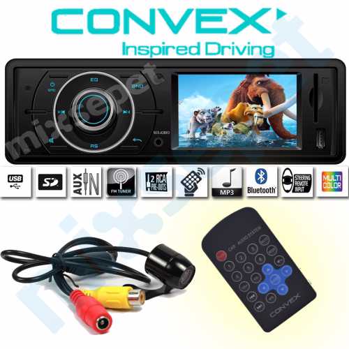 Navix&Convex 3 inç Ekranlı Bluetooth USB SD Oto teyp + Kamera