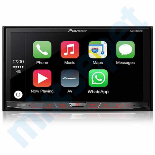 Pioneer AVH-X8700BT Multimedya Navigasyon CarPlay Android Auto Double DVD USB Oto Teyp