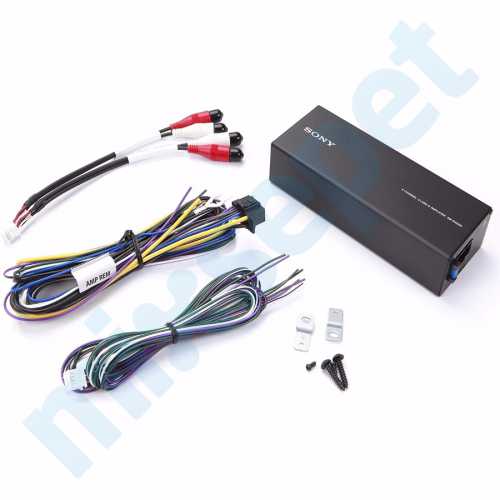 Sony XM-S400D 4 Kanal 400 Watt Oto Amfi Amplifikatör